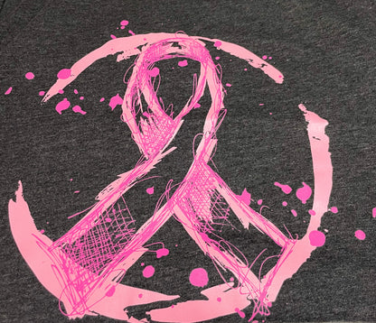 Short Sleeve Breast Cancer T-Shirt (Medium) 1 Left