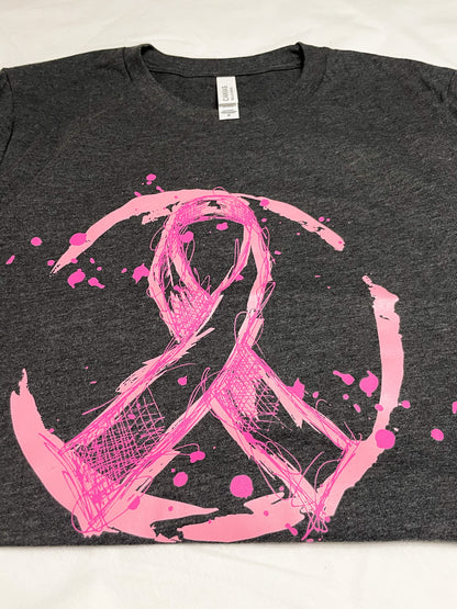 Short Sleeve Breast Cancer T-Shirt (Medium) 1 Left