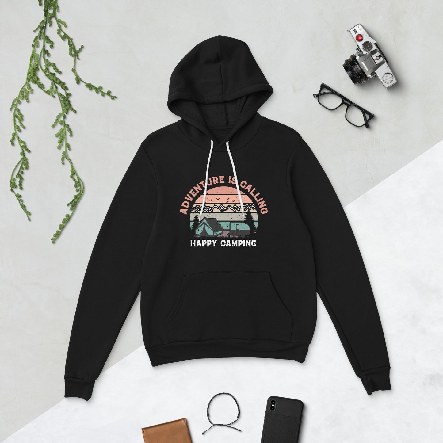 Happy Camper Unisex Hoodie