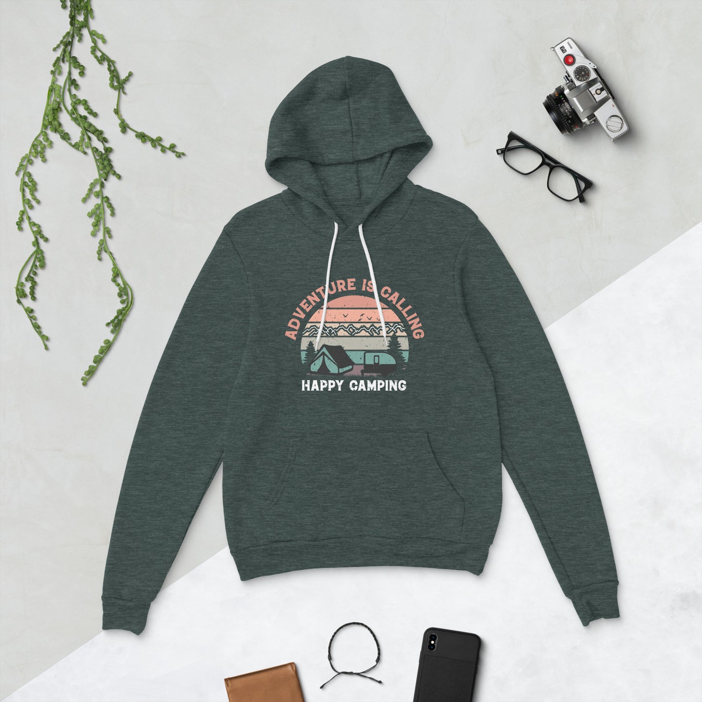 Happy Camper Unisex Hoodie