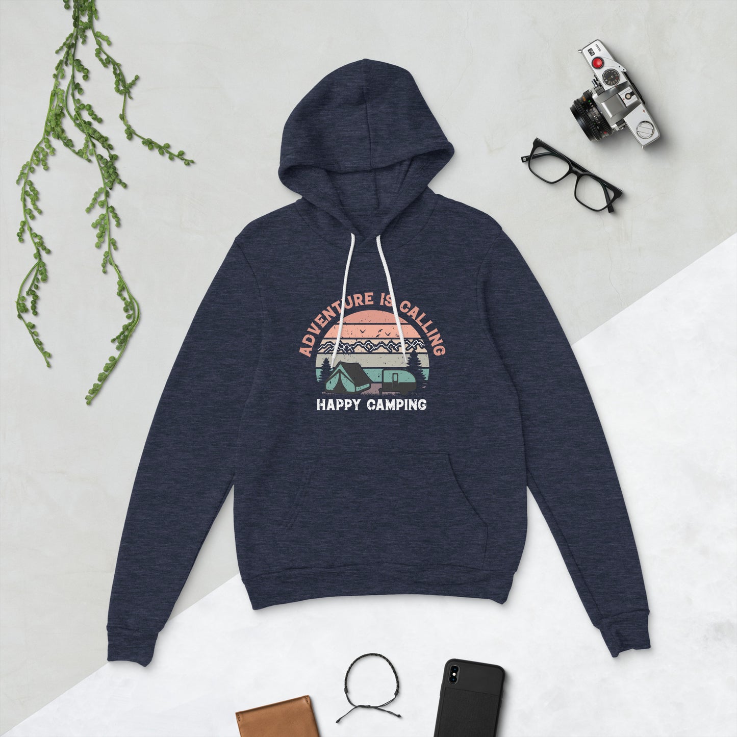 Happy Camper Unisex Hoodie